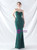 In Stock:Ship in 48 Hours Green Mermaid Pleats Strapless Party Dress