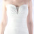 In Stock:Ship in 48 Hours White Mermaid Pleats Strapless Party Dress