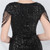 In Stock:Ship in 48 Hours Green V-neck Sequins Beading Cap Sleeve Party Dress
