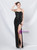 In Stock:Ship in 48 Hours Hot Sale Black Sequins Straps Beading Party Dress