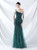 In Stock:Ship in 48 Hours Popular Green One Shoulder Sequins Beading Party Dress