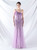 In Stock:Ship in 48 Hours Purple One Shoulder Sequins Beading Party Dress