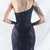 In Stock:Ship in 48 Hours Best Navy Blue One Shoulder Sequins Beading Party Dress