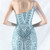 In Stock:Ship in 48 Hours Best Sky Blue One Shoulder Sequins Beading Party Dress