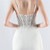 In Stock:Ship in 48 Hours White Spaghetti Straps Split Lace Party Dress