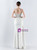 In Stock:Ship in 48 Hours White Spaghetti Straps Split Lace Party Dress