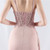 In Stock:Ship in 48 Hours Pink Spaghetti Straps Split Lace Party Dress