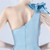 In Stock:Ship in 48 Hours Sky Blue One Shoulder Pleats Beading Party Dress