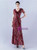 In Stock:Ship in 48 Hours Cheap Burgundy Sequins V-neck Beading Party Dress