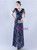 In Stock:Ship in 48 Hours Amazing Navy Blue Sequins V-neck Beading Party Dress