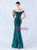 In Stock:Ship in 48 Hours Popular Dark Green Sequins Beading Party Dress
