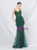 In Stock:Ship in 48 Hours Green Mermaid Tulle Lace Party Dress