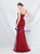In Stock:Ship in 48 Hours Burgundy Mermaid Tulle Lace Party Dress