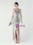 In Stock:Ship in 48 Hours New arrivals Silver Sequins Beading Party Dress