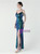 In Stock:Ship in 48 Hours Colorful Blue Sequins Beading Party Dress