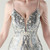 In Stock:Ship in 48 Hours Cheap Silver Sequins Straps Beading Party Dress