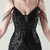 In Stock:Ship in 48 Hours Elegance Black Sequins Straps Beading Party Dress