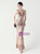 In Stock:Ship in 48 Hours Simple Gold Sequins Straps Beading Party Dress