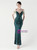 In Stock:Ship in 48 Hours Hot Sale Green Sequins Straps Beading Party Dress