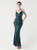In Stock:Ship in 48 Hours Hot Sale Green Sequins Straps Beading Party Dress