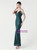 In Stock:Ship in 48 Hours Hot Sale Green Sequins Straps Beading Party Dress