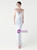 In Stock:Ship in 48 Hours New White Sequins Straps Party Dress