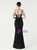 In Stock:Ship in 48 Hours Modest Black Sequins Beading Party Dress