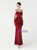 In Stock:Ship in 48 Hours Causal Burgundy Sequins Beading Party Dress