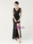 In Stock:Ship in 48 Hours Black Feather Sequins V-neck Party Dress 
