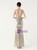 In Stock:Ship in 48 Hours Apricot Sequins Split Beading Party Dress