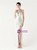 In Stock:Ship in 48 Hours Modern White Sequins Split Beading Party Dress