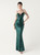 In Stock:Ship in 48 Hours Modern Green Sequins Straps Beading Party Dress