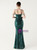 In Stock:Ship in 48 Hours Modern Green Sequins Straps Beading Party Dress
