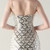 In Stock:Ship in 48 Hours Apricot Silver Sequins Straps Beading Party Dress