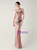 In Stock:Ship in 48 Hours Pink Sequins Straps Beading Party Dress