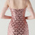 In Stock:Ship in 48 Hours Pink Sequins Straps Beading Party Dress