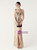 In Stock:Ship in 48 Hours New Gold Sequins Straps Beading Party Dress