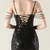 In Stock:Ship in 48 Hours Best Black Sequins Straps Beading Party Dress
