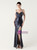In Stock:Ship in 48 Hours Beautiful Navy Blue Sequins Straps Beading Party Dress