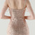 In Stock:Ship in 48 Hours Hot Sale Gold Sequins Beading Party Dress