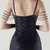 In Stock:Ship in 48 Hours New Navy Blue Sequins Beading Party Dress