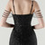In Stock:Ship in 48 Hours Causal Black Sequins Beading Party Dress