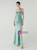 In Stock:Ship in 48 Hours Mint Green Sequins Pleats Straps Party Dress