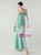 In Stock:Ship in 48 Hours Mint Green Sequins Pleats Straps Party Dress