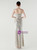 In Stock:Ship in 48 Hours Silver Sequins Pleats Party Dress