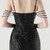 In Stock:Ship in 48 Hours Black Sequins Pleats Party Dress