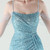 In Stock:Ship in 48 Hours Sky Blue Sequins Pleats Party Dress