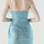 In Stock:Ship in 48 Hours Sky Blue Sequins Pleats Party Dress