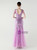 In Stock:Ship in 48 Hours Fancy Purple Sequins Pleats Party Dress