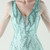 In Stock:Ship in 48 Hours Mint Green Sequins Pleats Party Dress